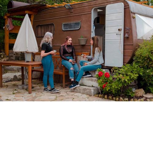 Cozy caravan next to minizoo