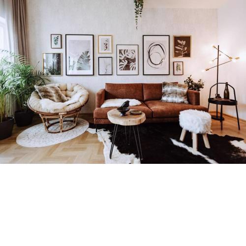 Loft apartment with balcony in centre