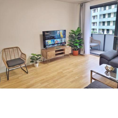 Newly built Apartment with balcony, AC and free indoor garage