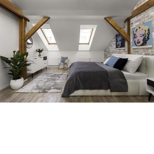 Pop-Art Wenceslas Square Attic Apartments