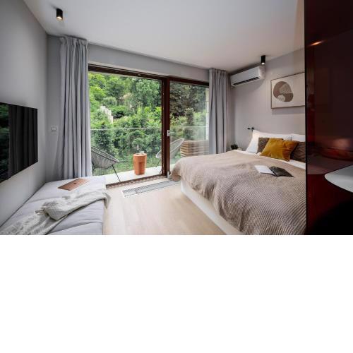 Prague Days - Studio - Serene Balcony - Garage Parking - Large TV with Netflix