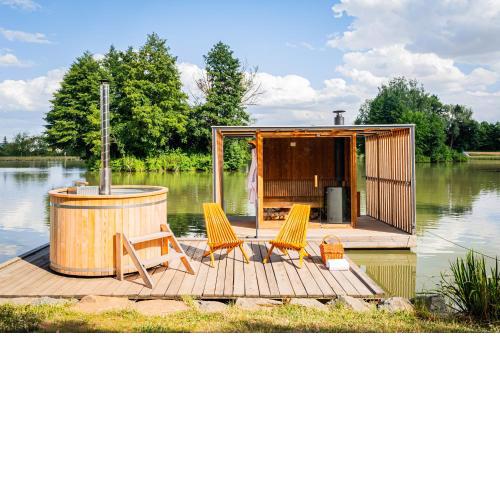 Rybník Plovoucí Sauna Glamping