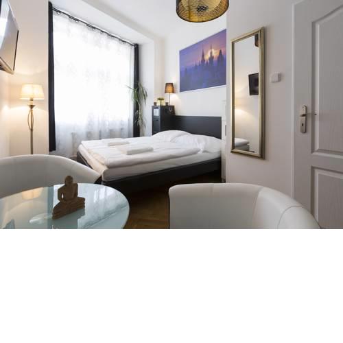 Sunset apartment near Wenceslas Square with Netflix